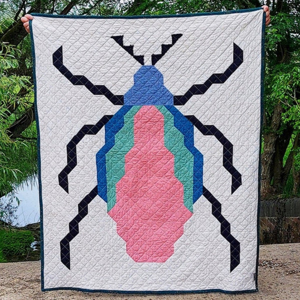 FABRIC KIT: Tracy Perks 'Darling Bug' Quilt: 100% Cotton Plains