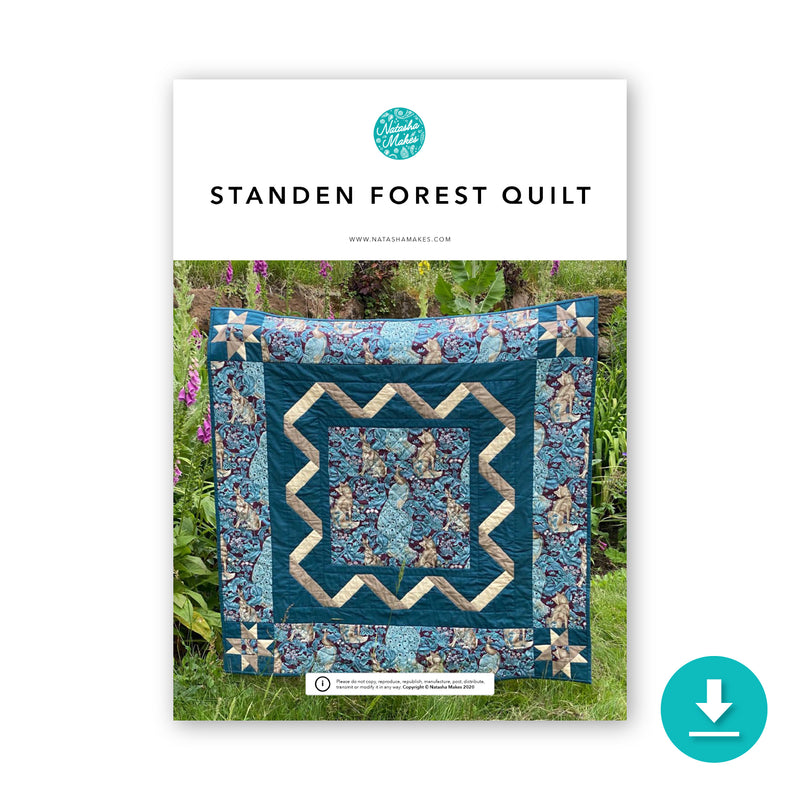 Standen Forest Quilt Instructions: DIGITAL DOWNLOAD