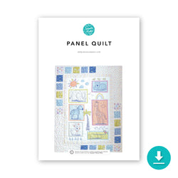 INSTRUCTIONS: Panel Quilt: DIGITAL DOWNLOAD