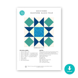 Block of the Month: Seastorm Block 4 Digital Instructions
