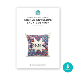 Orphan Block Challenge: Simple Envelope Back Cushion: DIGITAL DOWNLOAD