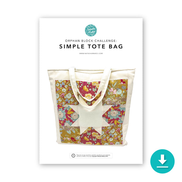 Orphan Block Challenge: Simple Tote Bag: DIGITAL DOWNLOAD