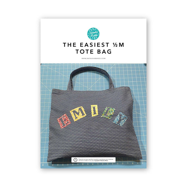 INSTRUCTIONS: 'Easiest 1/2m Tote Bag': PRINTED VERSION