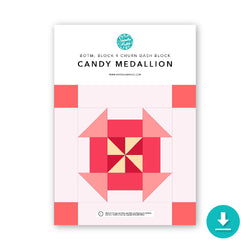 INSTRUCTIONS: Block of the Month 'Candy Medallion' Block 4: DIGITAL DOWNLOAD