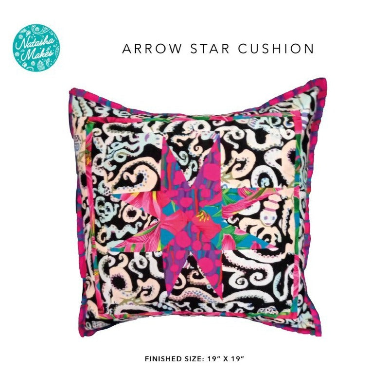INSTRUCTIONS: Arrow Star Cushion: PRINTED VERSION