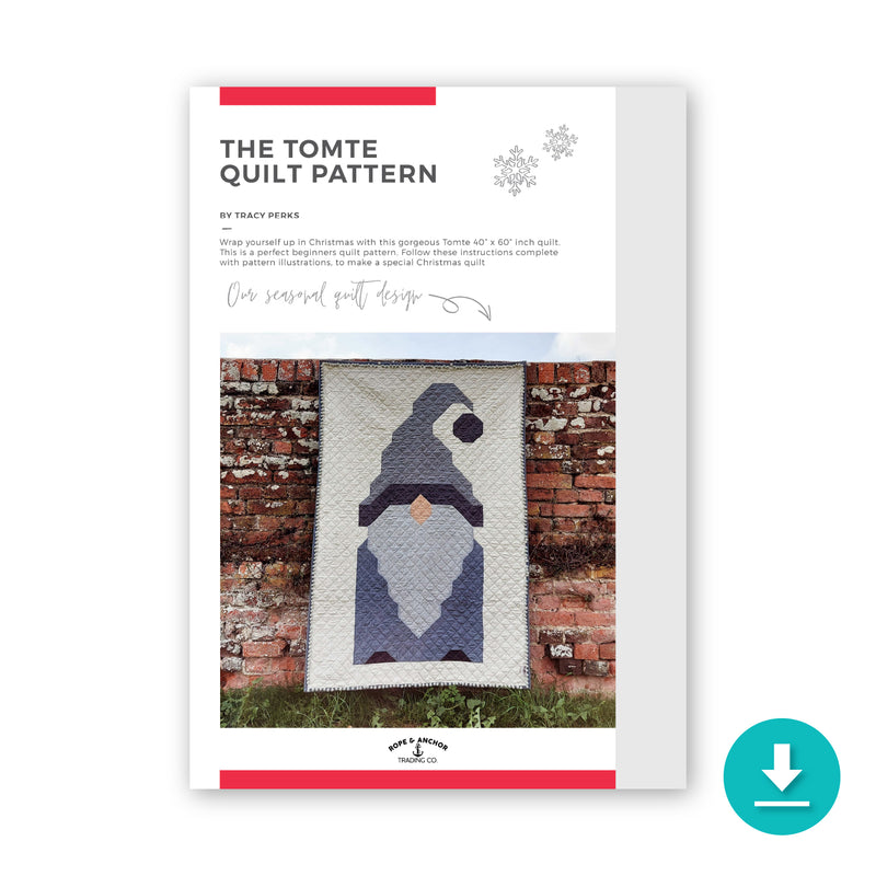 INSTRUCTIONS: Tracy Perks 'Tomte' Quilt Pattern: DIGITAL DOWNLOAD
