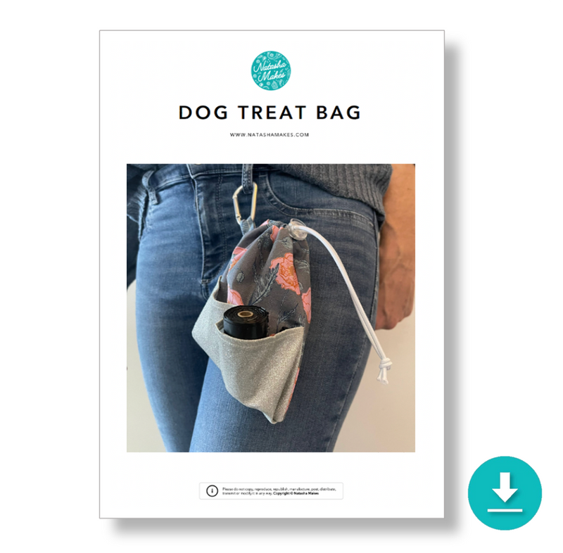 INSTRUCTIONS: Dog Treat Bag: DIGITAL DOWNLOAD