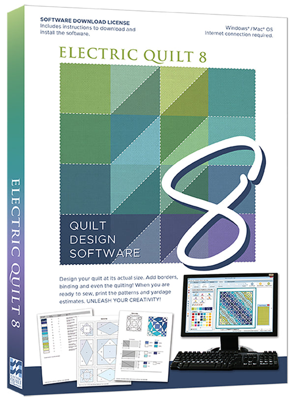 Electric Quilt 8 (EQ8) Quilt Design Software by The Electric Quilt Company