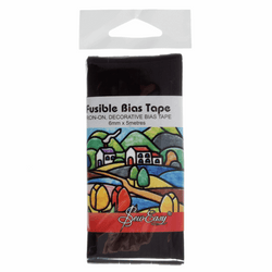 Sew Easy: Fusible Bias Tape: 5m x 6mm: Black
