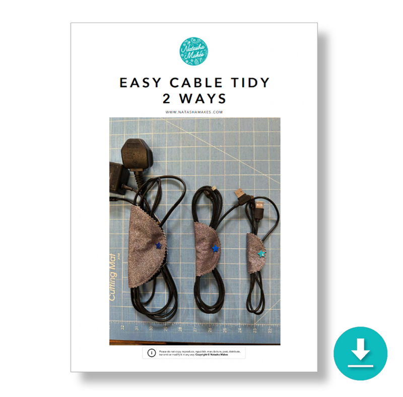 INSTRUCTIONS: Easy Cable Tidy - 2 Ways: DIGITAL DOWNLOAD
