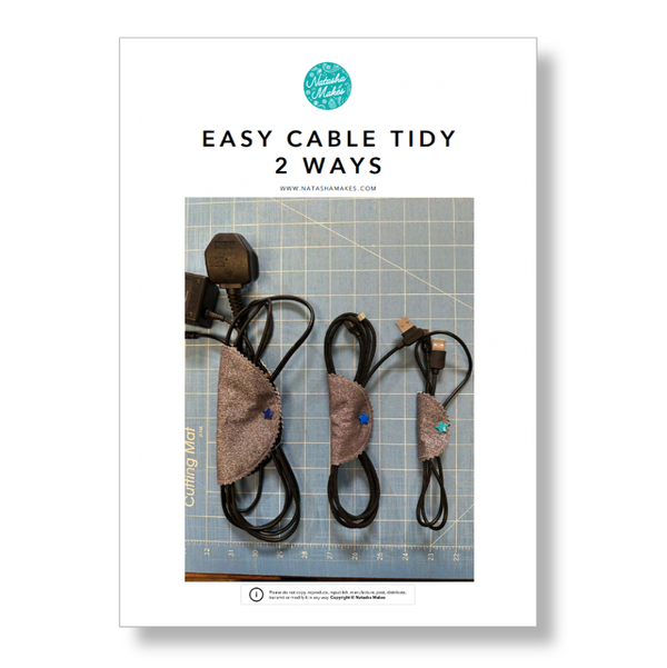 INSTRUCTIONS: Easy Cable Tidy - 2 Ways: PRINTED VERSION