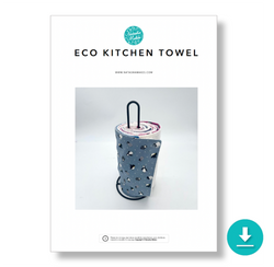 INSTRUCTIONS: Eco Kitchen Towel: DIGITAL DOWNLOAD