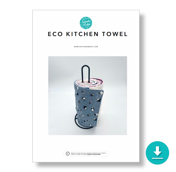 INSTRUCTIONS: Eco Kitchen Towel: DIGITAL DOWNLOAD