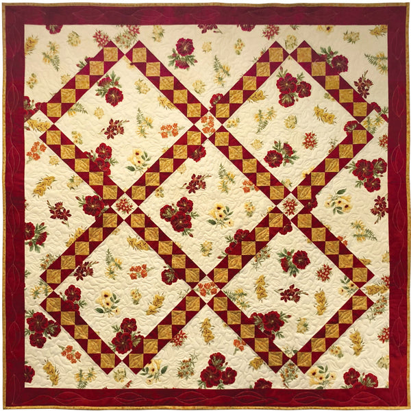 INSTRUCTIONS: Leesa Chandler Emma's Garden Quilt Pattern: PRINTED VERSION