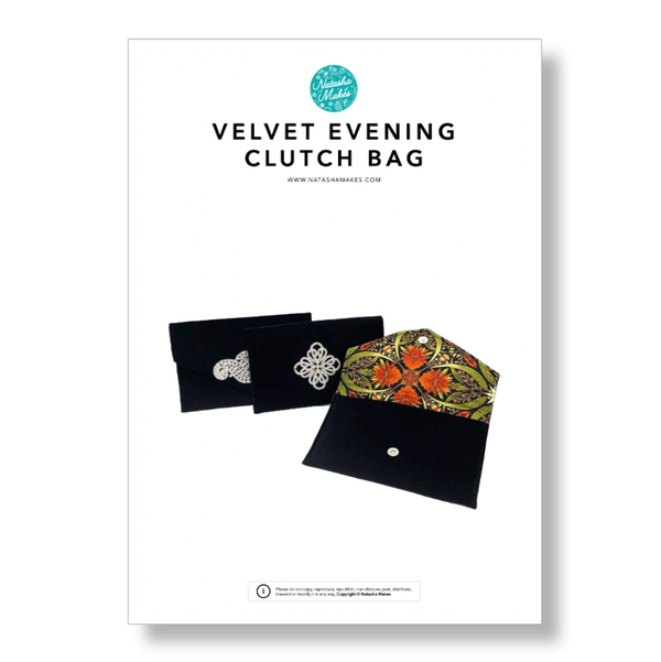 INSTRUCTIONS: Velvet Evening Clutch Bag: PRINTED VERSION