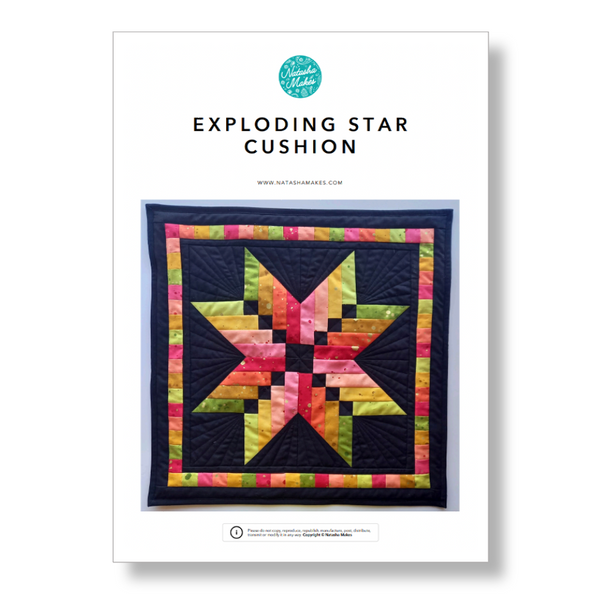 INSTRUCTIONS: 'Exploding Star' Cushion Pattern: PRINTED VERSION