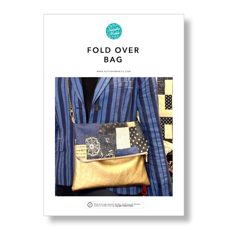 INSTRUCTIONS: Fold Over Bag: PRINTED VERSION