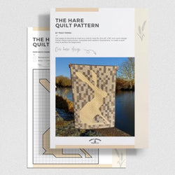 INSTRUCTIONS: Tracy Perks 'The Hare' Quilt Pattern: PRINTED VERSION