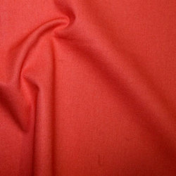100% Cotton Plain: #19 Hot Tomato: by the 1/2m