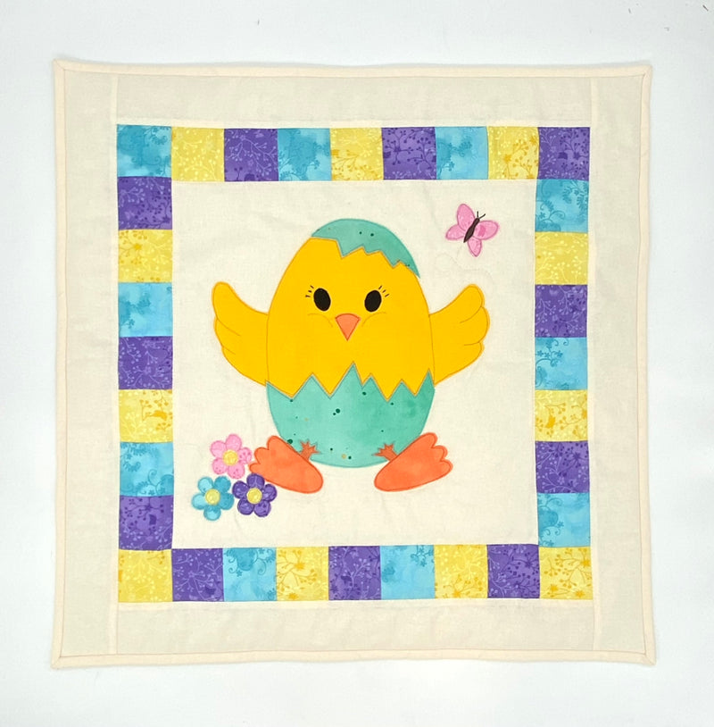 INSTRUCTIONS + A3 TEMPLATE: Spring Chicken Appliqué - PRINTED VERSION