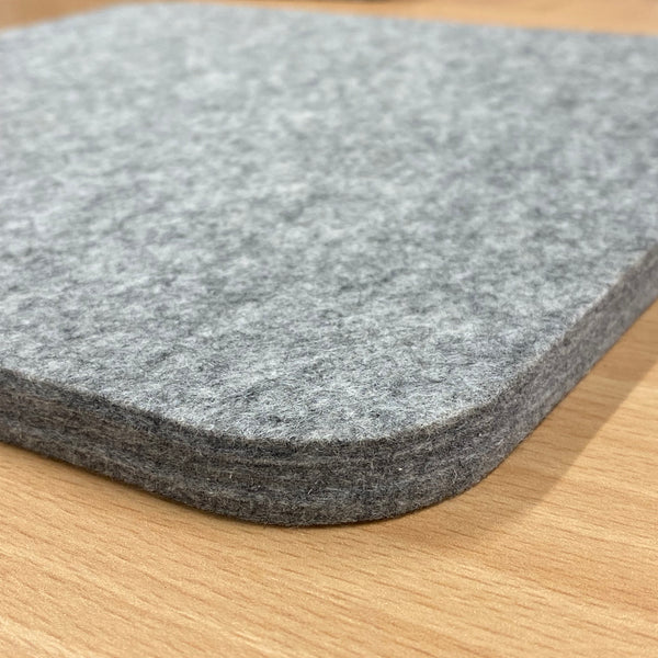Grey Felt Pressing Mat: Approx 10" x 10" Square