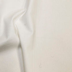100% Cotton Plain: #2 Ivory: Cut to Order by the 1/2m