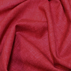 Linen Texture Cotton Blender: Poppy: Cut to Order by the 1/2m