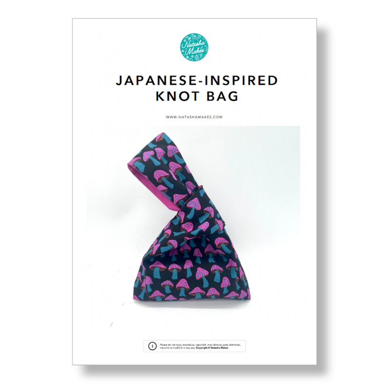 INSTRUCTIONS: Japanese-Inspired Knot Bag: PRINTED VERSION