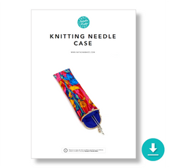 INSTRUCTIONS: Knitting Needle Case: DIGITAL DOWNLOAD