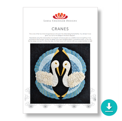 INSTRUCTIONS: Leesa Chandler | JAPANESE Baltimore BLOCK 4 'Cranes': DIGITAL DOWNLOAD