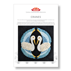 INSTRUCTIONS: Leesa Chandler | JAPANESE Baltimore BLOCK 4 'Cranes': PRINTED VERSION