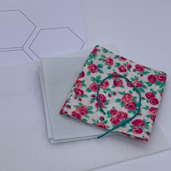 Hexie Needle Keep Kit - Liberty Option 3 (Roses)
