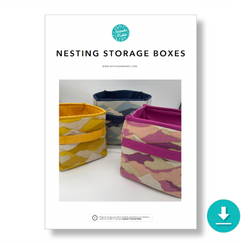 INSTRUCTIONS: Nesting Storage Boxes: DIGITAL DOWNLOAD