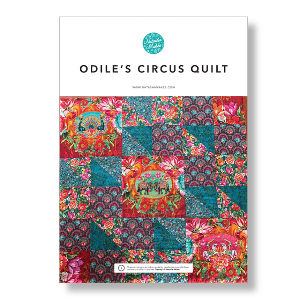 INSTRUCTIONS: Odile's Quilt: PRINTED VERSION