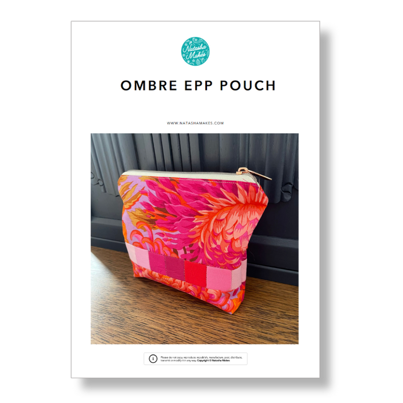 INSTRUCTIONS: Ombré EPP Pouch: PRINTED VERSION