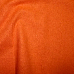 100% Cotton Plain: #18 Orange: by the 1/2m