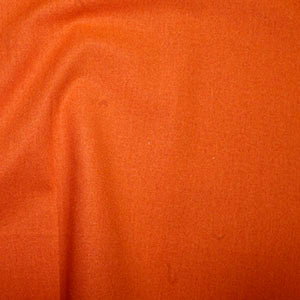 100% Cotton Plain: #18 Orange: Cut to Order by the 1/2m
