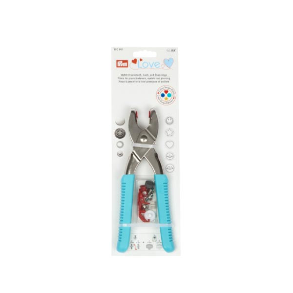 Prym Love | VARIO PLIERS bundle 390 901: Mint + FREE Pack of 30 Snaps