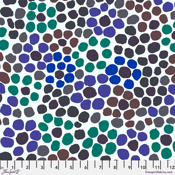Kaffe Fassett Collective | February 2022: 'Flower Dot' Contrast: by the 1/2m