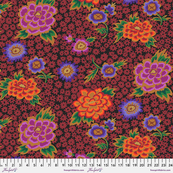 Kaffe Fassett Collective | February 2022: 'Charlotte' Dark: by the 1/2m