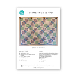INSTRUCTIONS: Disappearing Nine Patch: PRINTED VERSION