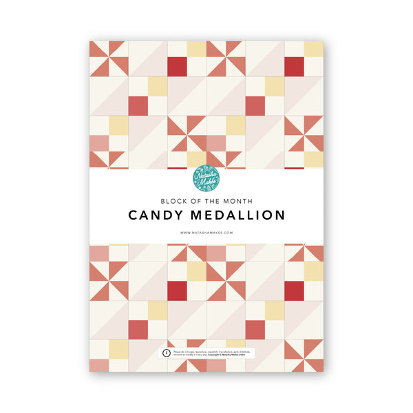 Block of the Month: 'Candy Medallion' Block 1: Printed Instructions