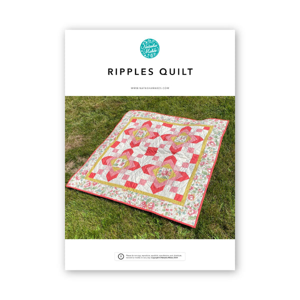 INSTRUCTIONS: Ripple Quilt: PRINTED VERSION
