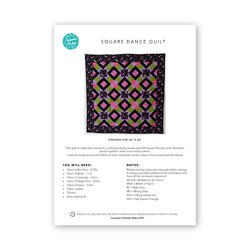 INSTRUCTIONS: Square Dance Quilt: PRINTED VERSION
