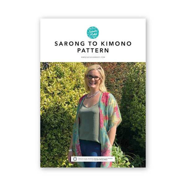 INSTRUCTIONS: 'Sarong to Kimono' Pattern: PRINTED VERSION