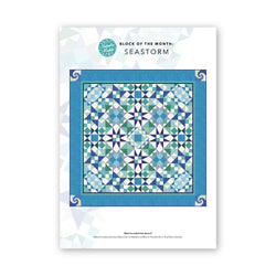 INSTRUCTIONS: Block of the Month 'Seastorm' Quilt Full Compendium: PRINTED VERSION