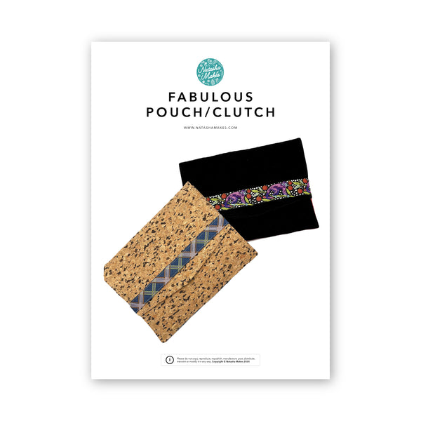 INSTRUCTIONS: Fabulous Clutch / Tech Pouch: PRINTED VERSION