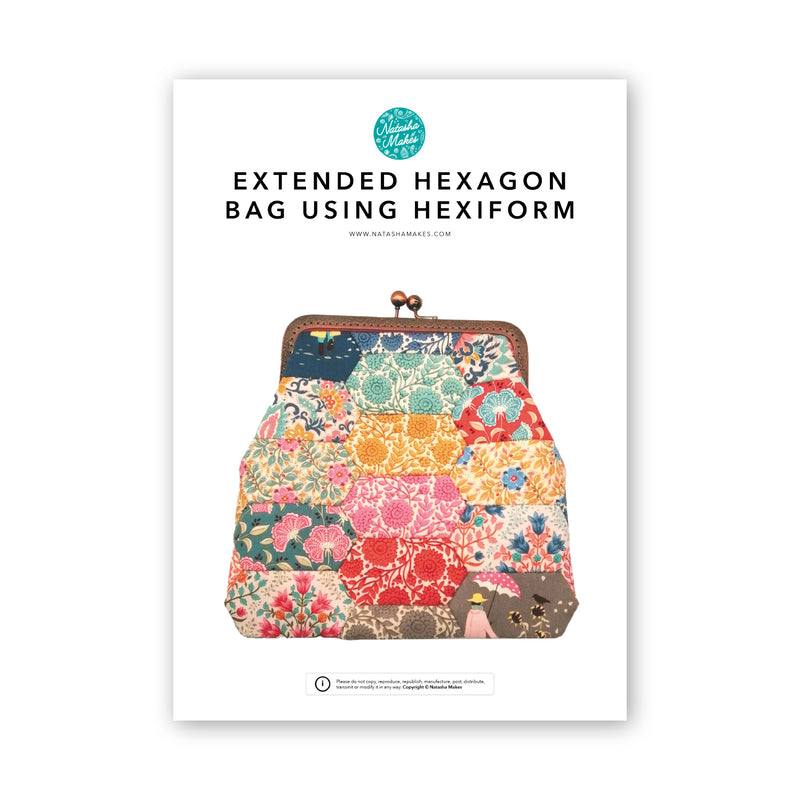 INSTRUCTIONS: Extended Hexagon Bag using Hexiform: PRINTED VERSION