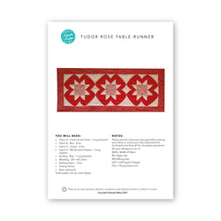 INSTRUCTIONS: Tudor Rose Table Runner: PRINTED VERSION