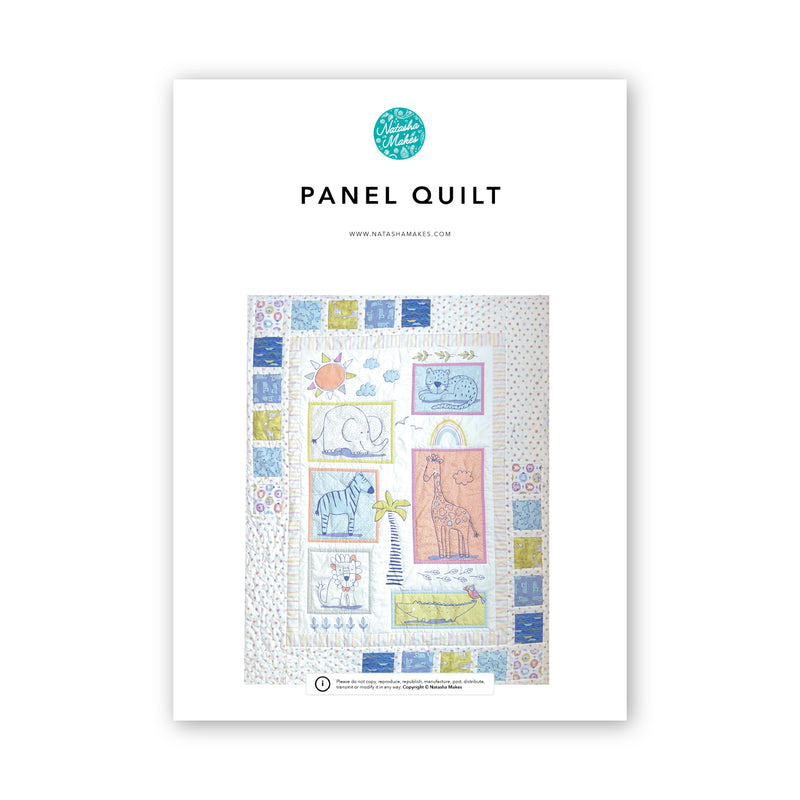 INSTRUCTIONS: Panel Quilt: PRINTED VERSION